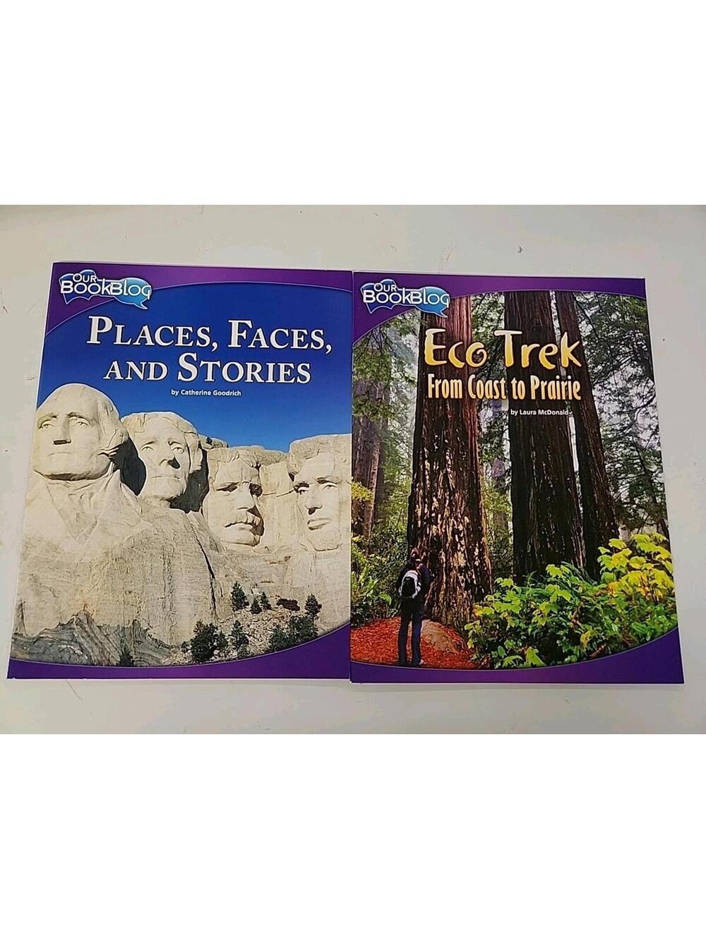 Our Book Blog Places Faces & Stories, Eco Trek Level D 4th Grade Social Studies